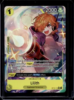 2025 One Piece Carrying On His Will Lilith Rare #OP13-113 - Image 1