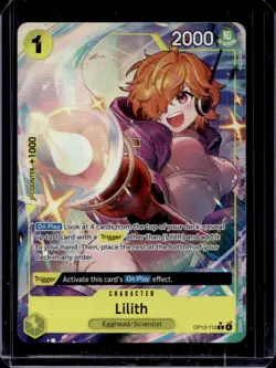 2025 One Piece Carrying On His Will Lilith Rare #OP13-113 - Image 1