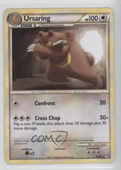 Ursaring Pokemon HeartGold & SoulSilver Call of Legends #37 - Image 1