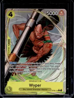 2024 One Piece Two Legends Wyper Rare #OP08-110 - Image 1