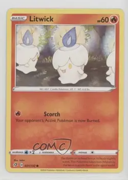 Litwick Pokemon Sword & Shield Rebel Clash #031 - Image 1