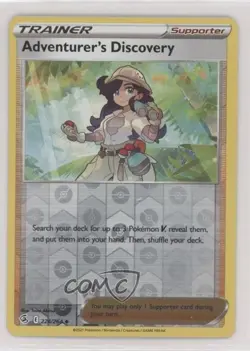 Adventurer's Discovery Reverse Foil Pokemon Sword & Shield Fusion Strike #224 - Image 1