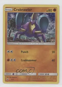 Crabrawler Pokemon McDonald's Collection 6 Happy Meal Promo #7 - Image 1