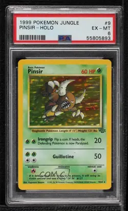 Pinsir Holo Pokemon Jungle PSA 6 1999 - Image 1