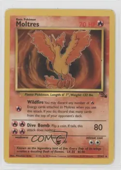 Moltres Pokemon Fossil #27 1999 - Image 1