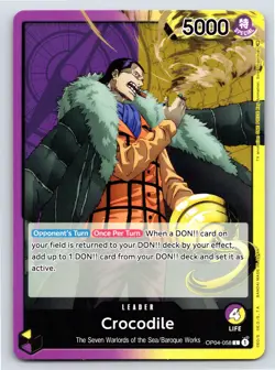 One Piece - OP04-058 - Crocodile (058) - L - US Seller - Image 1