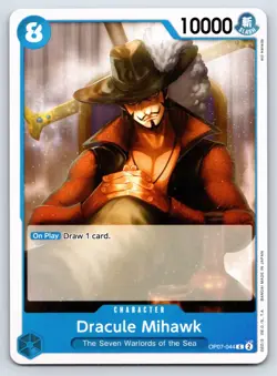 One Piece - OP07-044 - Dracule Mihawk - C - US Seller - Image 1