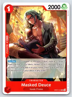 One Piece - OP07-013 - Masked Deuce - UC - US Seller - Image 1