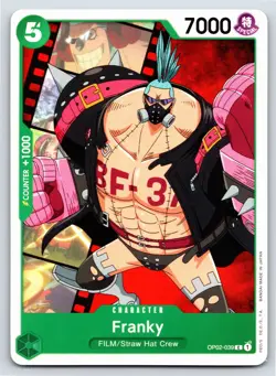 One Piece - OP02-039 Franky - C - US Seller - Image 1