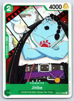One Piece - OP02-033 Jinbe - C - US Seller - Image 1