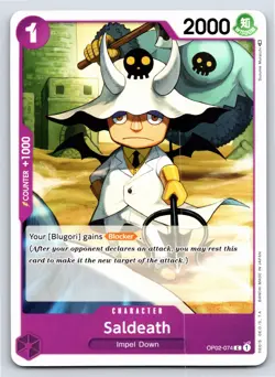 One Piece - OP02-074 Saldeath - C - US Seller - Image 1