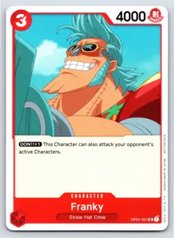 One Piece - OP01-021 Franky - UC - US Seller - Image 1