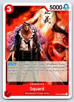 One Piece - OP02-009 Squard - UC - US Seller - Image 1