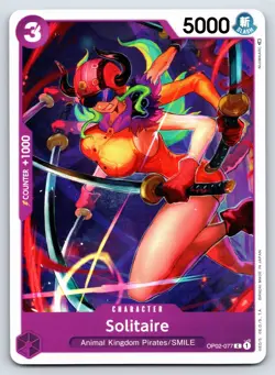 One Piece - OP02-077 Solitare - C - US Seller - Image 1
