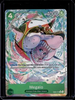 2026 One Piece The Azure Sea's Seven Megalo Alternate Art #EB04-018 - Image 1