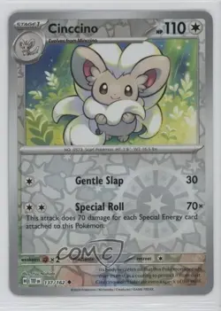 Cinccino Reverse Foil Pokemon SV05: Temporal Forces #137 - Image 1