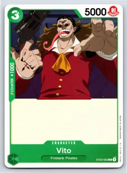 One Piece - ST02-002 Vito - C - US Seller - Image 1