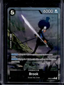2025 One Piece Anime 25th Collection Brook Alternate Art #EB02-048 - Image 1
