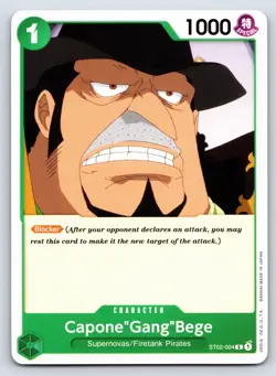 One Piece - ST02-004 Capone "Gang" Bege - C - US Seller - Image 1