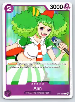 One Piece - ST05-003 Ann - C - US Seller - Image 1