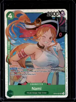 2026 One Piece Azure Sea's Seven Nami Super Rare #OP14-031 - Image 1