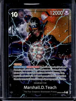 2025 One Piece Marshall.D.Teach Special Alt Art Silver #OP09-093 - Image 1