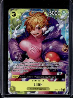 2024 One Piece 500 Years in the Future Lilith Super Rare #OP07-111 - Image 1