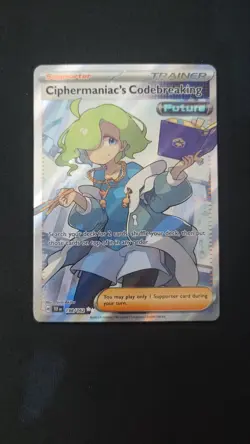 Ciphermaniac's Codebreaking 198/162 Temporal Forces Near Mint Pokemon Card - Image 3