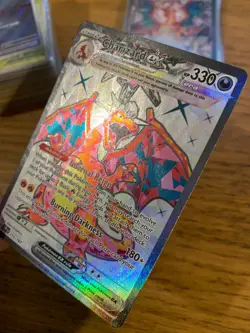 NEAR MINT! Charizard ex (215/197) Obsidian Flames Ultra Rare Pokemon Card! - Image 4