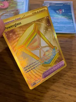 NEAR MINT! Powerglass (097/064) Shrouded Fable Gold Ultra Rare Pokemon Card! - Image 3
