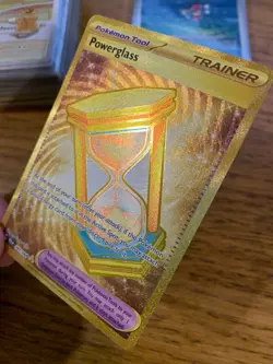 NEAR MINT! Powerglass (097/064) Shrouded Fable Gold Ultra Rare Pokemon Card! - Image 4