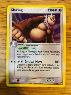 MP! Slaking (13/108) EX Power Keepers Holo Pokemon Card! FAST P&P! - Image 1