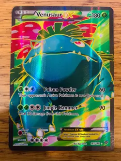 NM! Venusaur EX (141/146) XY Base SetFull Art Ultra Rare Pokemon Card! FREE P&P! - Image 1
