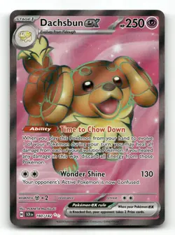 Dachsbun ex 160/142 - Stellar Crown - Pokemon Card NM/M - Image 1