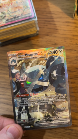 NM! Steven's Metagross ex (289/217) Ascended Heroes SIR Pokemon Card! FAST P&P! - Image 2