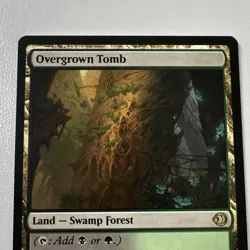 Wizards of the Coast Overgrown Tomb ECL Land Rare Black Green 0266 Adam Paquette - Image 3