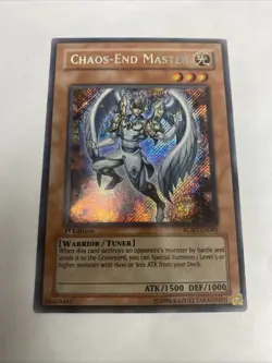 Yugioh - Chaos-End Master RGBT-EN092 1st Edition SECRET VLP/NM X1 - Image 1