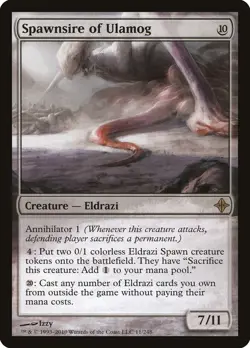 MTG Spawnsire of Ulamog Rise of the Eldrazi Magic the Gathering - Image 1