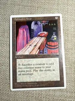 Ashnod's Altar Fifth/5th Edition Artifact Colorless MTG LP X2 - Image 2