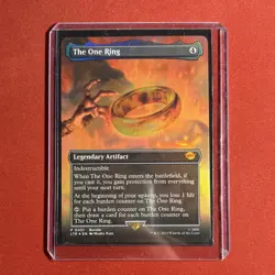 Wizards of the Coast The One Ring Borderless Foil Artifact 0451 Promos MTG - Image 3