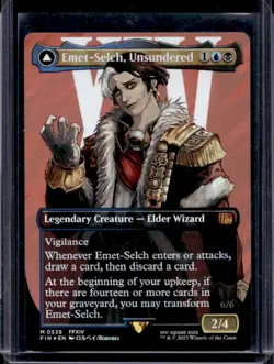 2025 Magic MTG Final Fantasy Emet-Selch Unsundered Hades Sorcerer Eld Rare #0539 - Image 1