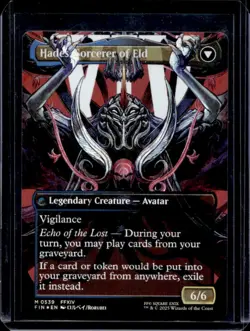 2025 Magic MTG Final Fantasy Emet-Selch Unsundered Hades Sorcerer Eld Rare #0539 - Image 2