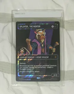 Splinter, the Mentor - Surge Foil - Borderless Teenage Mutant Ninja Turtles NM - Image 1