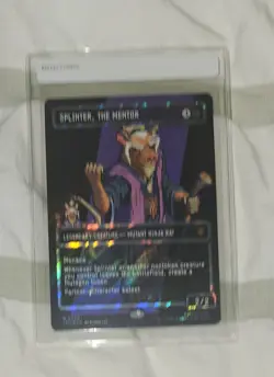 Splinter, the Mentor - Surge Foil - Borderless Teenage Mutant Ninja Turtles NM - Image 2