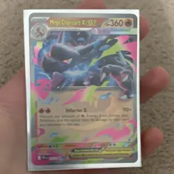 Pokemon Mega Charizard X EX 013/094 Full Art. Sir Holo Dragon HP 360 90x EX - Image 1