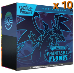 Pokemon TCG Mega Evolution Phantasmal Flames ELITE Trainer ETB Case Sealed -SALE - Image 2
