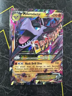 Pokemon TCG M Aerodactyl EX Rare Card XY98 XY Promo - Image 1