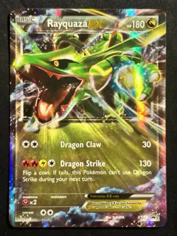Rayquaza EX XY73 Pokemon XY Black Star Promo Ultra Rare Holo LP FAST SHIP! - Image 1
