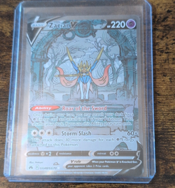 Pokemon Zacian V GG48/GG70 Crown Zenith Ultra Rare Full Art Holo English 220HP - Image 1