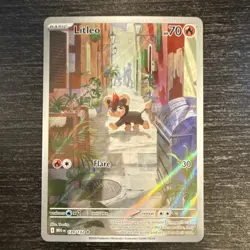 Pokemon Litleo Me01: Mega Evolution Full Art Holo 139/132 70 HP EN - Image 1